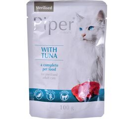 DOLINA NOTECI PIPER ANIMALS STERILISED WITH TUNA - WET FOOD FOR STERILISED CATS - 100G
