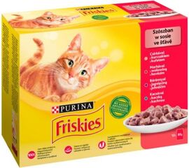PURINA NESTLE FRISKIES MIX MEAT - WET CAT FOOD - 12 X 85 G
