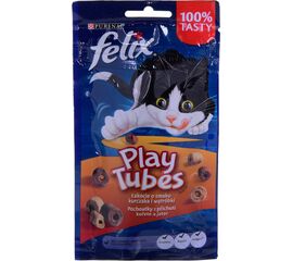 PURINA NESTLE FELIX PLAY TUBES CHICKEN, LIVER  - DRY CAT FOOD - 50 G