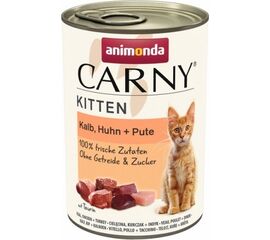 ANIMONDA CARNY KITTEN VEAL CHICKEN TURKEY - WET CAT FOOD - 400G