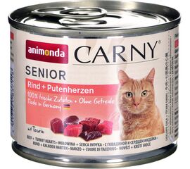 ANIMONDA CARNY SENIOR BEEF AND TURKEY HEARTS 200 G