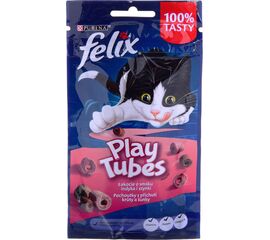PURINA NESTLE FELIX PLAY TUBES TURKEY, HAM  - DRY CAT FOOD - 50 G