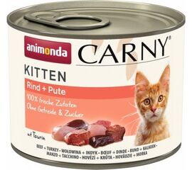 ANIMONDA CARNY KITTEN BEEF TURKEY - WET CAT FOOD - 200G