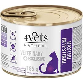 4VETS NATURAL GASTRO INTESTINAL CAT - WET CAT FOOD - 185 G
