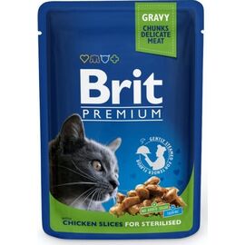 BRIT PREMIUM CAT CHICKEN STERILISED - WET CAT FOOD - 100G