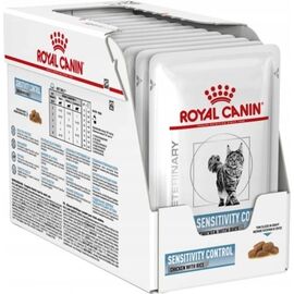ROYAL CANIN SENSITIVITY CONTROL WET CAT FOOD CHUNKS IN SAUCE CHICKEN WITH RICE 12X85 G