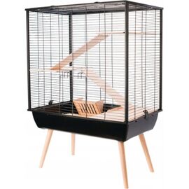 ZOLUX CAGE NEO COZY LARGE RODENTS H80, BLACK COLOR