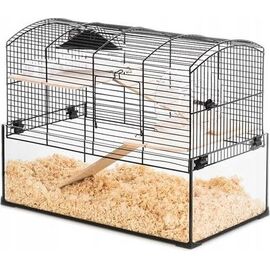 ZOLUX CAGE NEO PANAS LITTLE WITH GLASS CUVETTE, BLACK