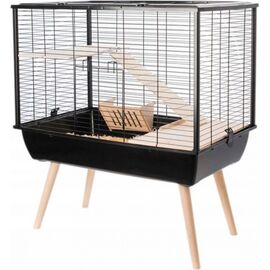 ZOLUX CAGE NEO MUKI LARGE RODENTS H58, BLACK