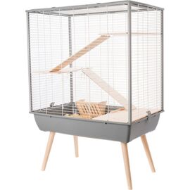 ZOLUX CAGE NEO COZY LARGE RODENTS H80, GREY COLOR