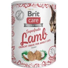 BRIT CARE CAT SNACK SUPERFRUITS LAMB - CAT TREAT - 100 G