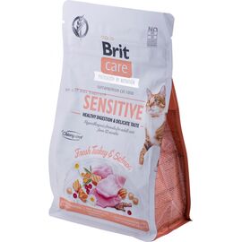BRIT CARE GRAIN-FREE SENSITIVE TURKEY&SALMON - DRY CAT FOOD - 400 G