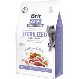 BRIT CARE GRAIN-FREE STERILIZED WEIGHT CONTROL  - DRY CAT FOOD - 2 KG