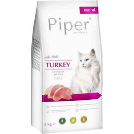 DOLINA NOTECI PIPER ANIMALS WITH TURKEY - DRY CAT FOOD - 3 KG