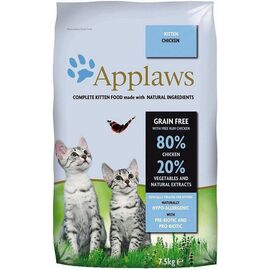 APPLAWS 5060122491396 CATS DRY FOOD 7.5 KG KITTEN CHICKEN