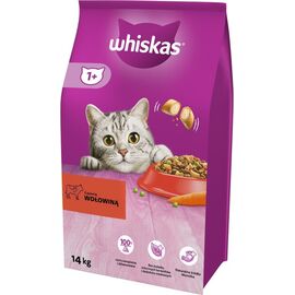 WHISKAS ‎WHISKAS 325614 DRY CAT FOOD ADULT BEEF 14 KG