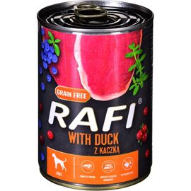 DOLINA NOTECI RAFI DUCK, BLUEBERRY, CRANBERRY - WET DOG FOOD 400 G