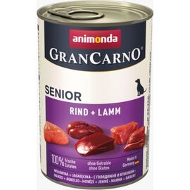 ANIMONDA GRANCARNO SENIOR FLAVOR: BEEF AND LAMB - 400G CAN