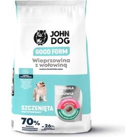 JOHN DOG GOOD FORM PUPPY PORK WITH BEEF  - DRY DOG FOOD - 12 KG