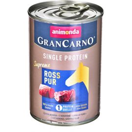 ANIMONDA GRANCARNO SINGLE PROTEIN FLAVOR: HORSE MEAT - 400G CAN
