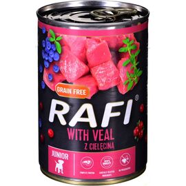 DOLINA NOTECI RAFI JUNIOR WITH VEAL, CRANBERRY, AND BLUEBERRY - WET DOG FOOD 400 G