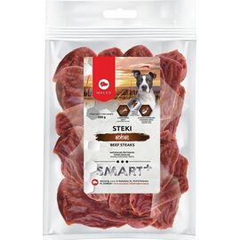 MACED BEEF STEAKS - DOG TREAT - 500G