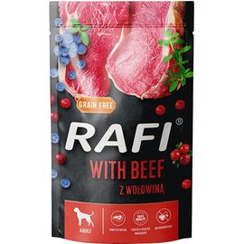 DOLINA NOTECI RAFI DOG WET FOOD WITH BLUEBERRIES AND BEEF - 500G