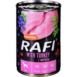 DOLINA NOTECI RAFI WITH TURKEY, CRANBERRY AND BLUEBERRY - WET DOG FOOD - 400G