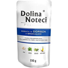 DOLINA NOTECI PREMIUM RICH IN COD WITH BROCCOLI - WET DOG FOOD - 150G