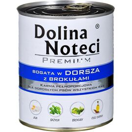 DOLINA NOTECI PREMIUM RICH IN COD AND BROCCOLI - WET DOG FOOD - 800 G