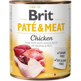 BRIT PATÉ & MEAT WITH CHICKEN - 800G