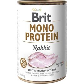 BRIT MONO PROTEIN RABBIT - WET DOG FOOD - 400 G