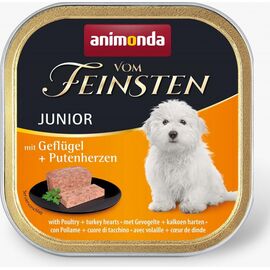 ANIMONDA VOM FEINSTEN WITH POULTRY + TURKEY HEARTS HEART, POULTRY, TURKEY JUNIOR 150 G