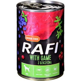 DOLINA NOTECI RAFI WITH VENISON, CRANBERRIES AND BLUEBERRIES - WET DOG FOOD - 400G