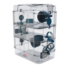 ZOLUX RODY3 TRIO - RODENT CAGE - BLUE