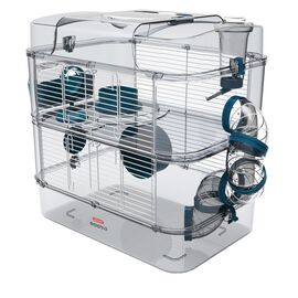 ZOLUX RODY3 DUO - RODENT CAGE - BLUE