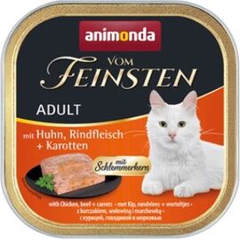 ANIMONDA VOM FEINSTEN CLASSIC CAT SMAK: KURCZAK, WOŁOWINA + MARCHEWKA 100G