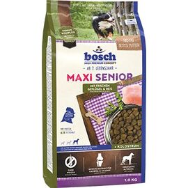 BOSCH HUNDEFUTTER MAXI SENIOR GEFLÜGEL, 1ER PACK (1 X 12.5 KG) POULTRY, RICE