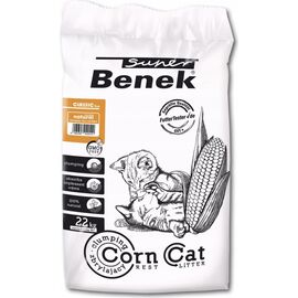 SUPER BENEK CORN CLASSIC CORN CAT LITTER NATURAL, CLUMPING 35 L