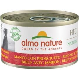 ALMO NATURE HFC NATURAL BEEF AND HAM - WET FOOD FOR ADULT DOGS - 95 G