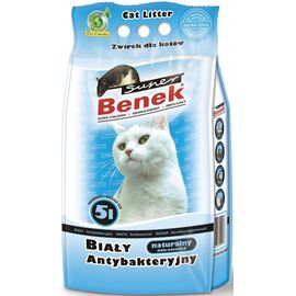 SUPER BENEK CERTECH SUPER BENEK WHITE ANTIBACTERIAL - CAT LITTER CLUMPING 5 L