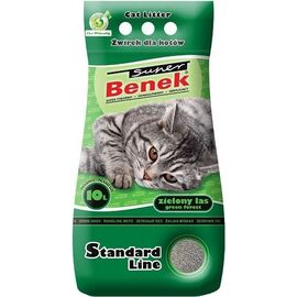 SUPER BENEK STANDARD CAT LITTER BENTONITE GRIT GREEN FOREST 10 L