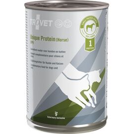 TROVET UNIQUE PROTEIN UPH WITH HORSE - WET DOG AND CAT FOOD - 400 G