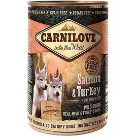 CARNILOVE INTO THE WILD SALMON&TURKEY FOR PUPPIES - WET DOG FOOD - 400 G