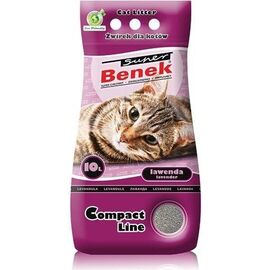 SUPER BENEK CERTECH SUPER BENEK COMPACT LAVENDER - CAT LITTER CLUMPING 10 L
