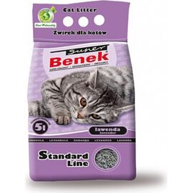 SUPER BENEK CERTECH SUPER BENEK STANDARD LAVENDER - CAT LITTER CLUMPING 5 L