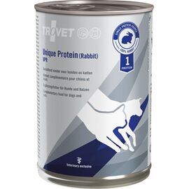 TROVET UNIQUE PROTEIN UPR WITH RABBIT - WET DOG AND CAT FOOD - 400 G