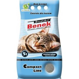 SUPER BENEK CERTECH SUPER BENEK COMPACT NATURAL - CAT LITTER CLUMPING 5 L