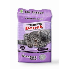SUPER BENEK CERTECH SUPER BENEK STANDARD LAVENDER - CAT LITTER CLUMPING 25 L (20 KG)