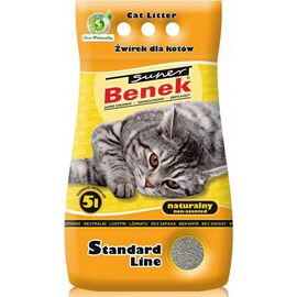 SUPER BENEK CERTECH SUPER BENEK STANDARD NATURAL - CAT LITTER CLUMPING 5 L